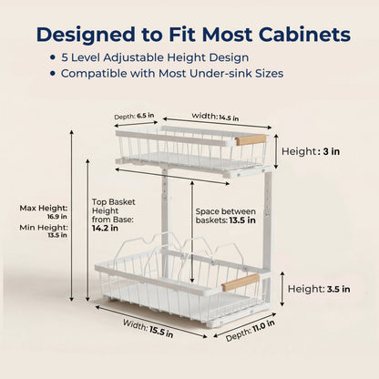 Under Sink Organization System