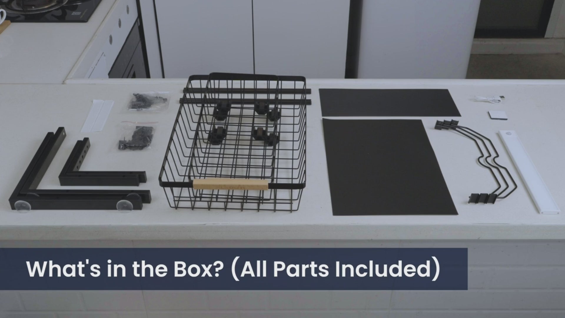 Load video: Under SInk Organizer Installation video
