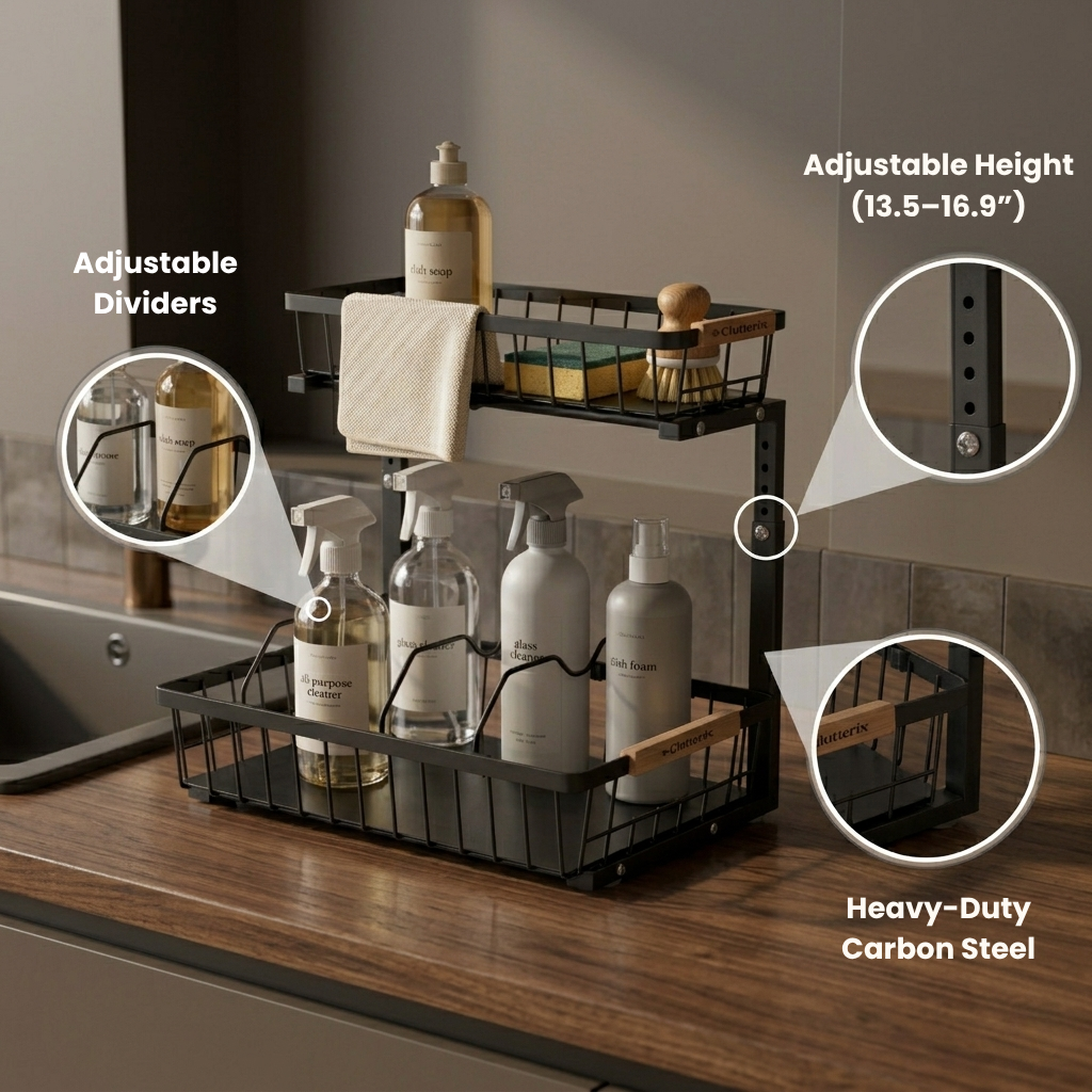 Under Sink Organization System