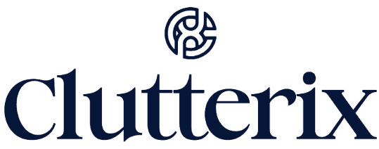 Clutterix home organization brand logo